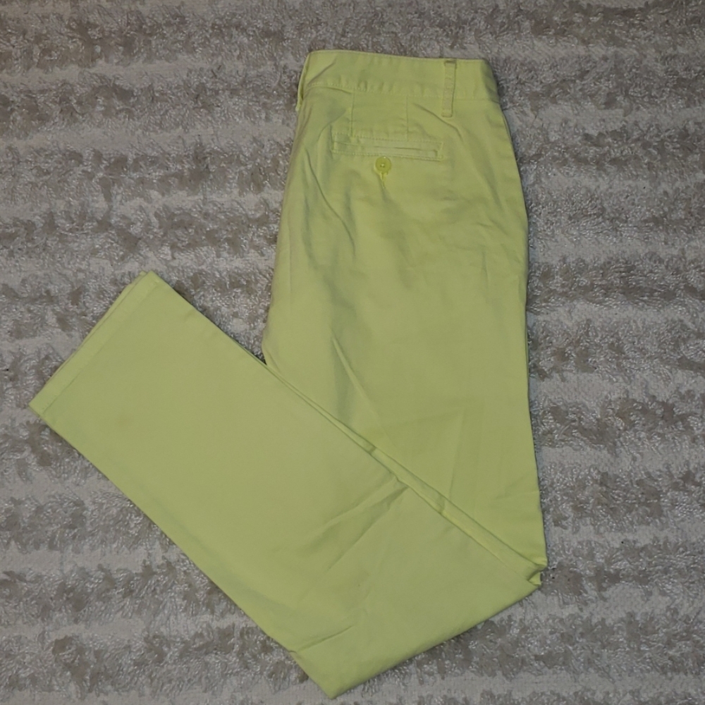 Neon yellow pants